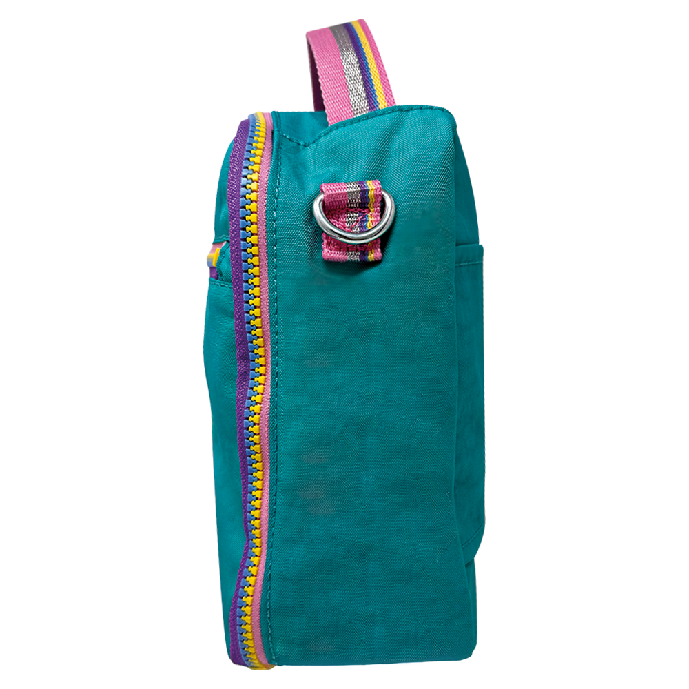 Kipling Lonchera Ermy Rainbow Pop Peacock Teal