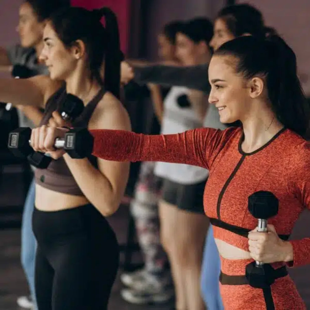 Mancuerna Pesa Encauchetada Gim Hex K6 30Lb