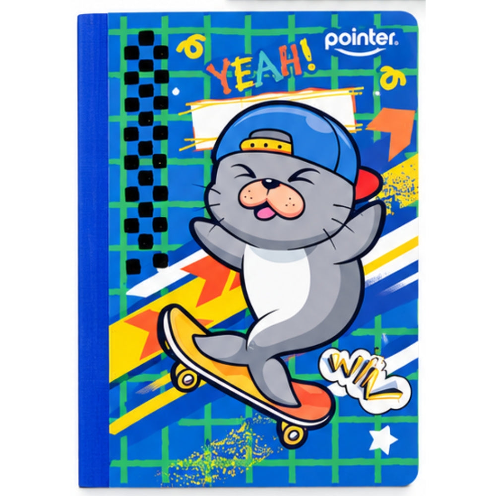 Pointer Libreta Empastada Doble Linea Niños 100 hojas Opciones Varias