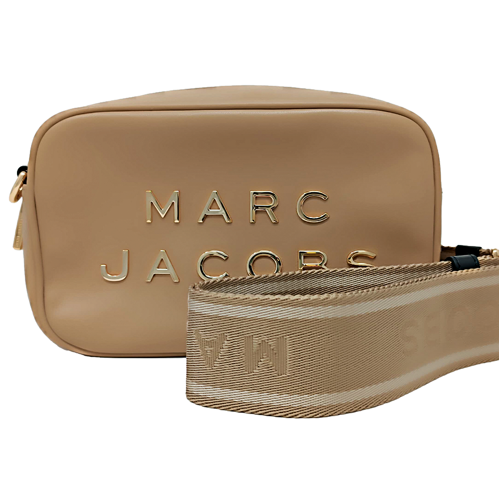 Marc Jacobs DTM Leather Crossbody de Cuero Iced Coffee