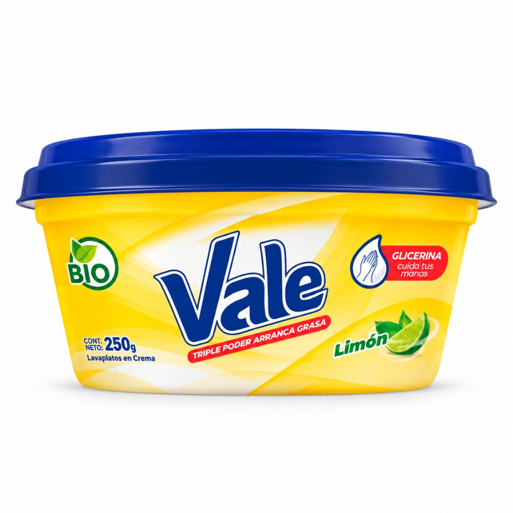 Vale Lavaplatos en Crema Limon 250gr