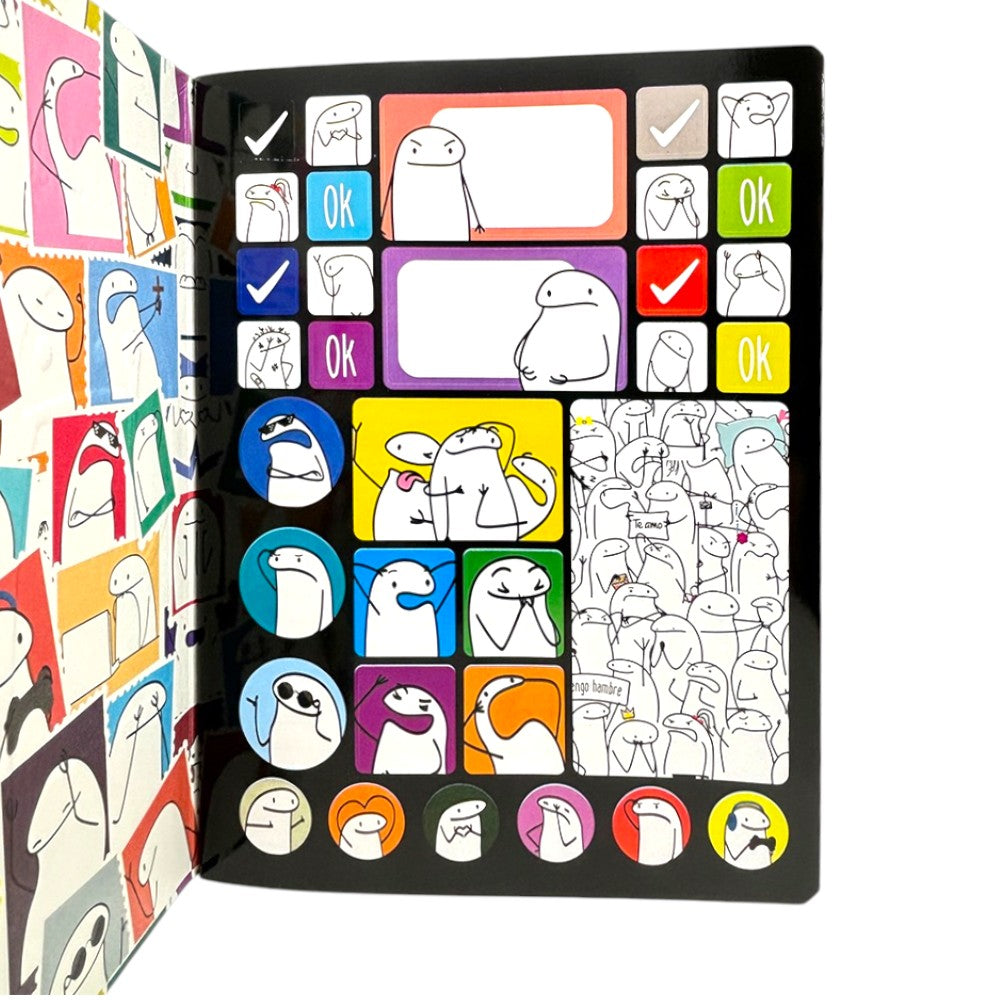 Noma Cuaderno Memes Una Linea 100 Hojas Con Stickers Diseños Surtidos