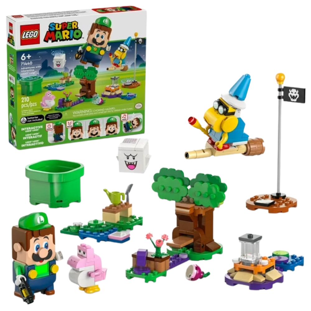 Lego Super Mario Adventure's with Interactive LEGO Luigi 210 Piezas