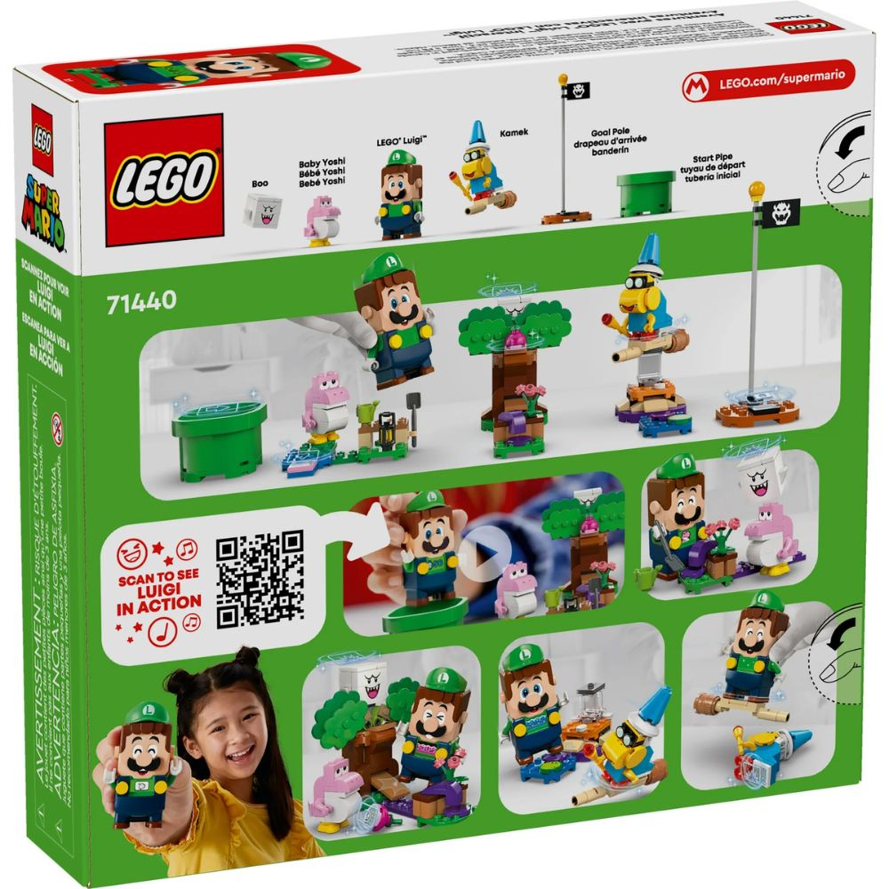 Lego Super Mario Adventure's with Interactive LEGO Luigi 210 Piezas