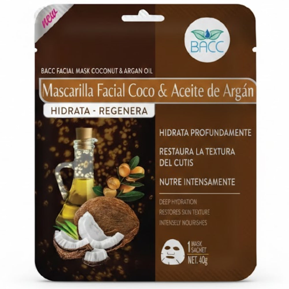 BACC Mascara Facial Argan y Coco 40gr