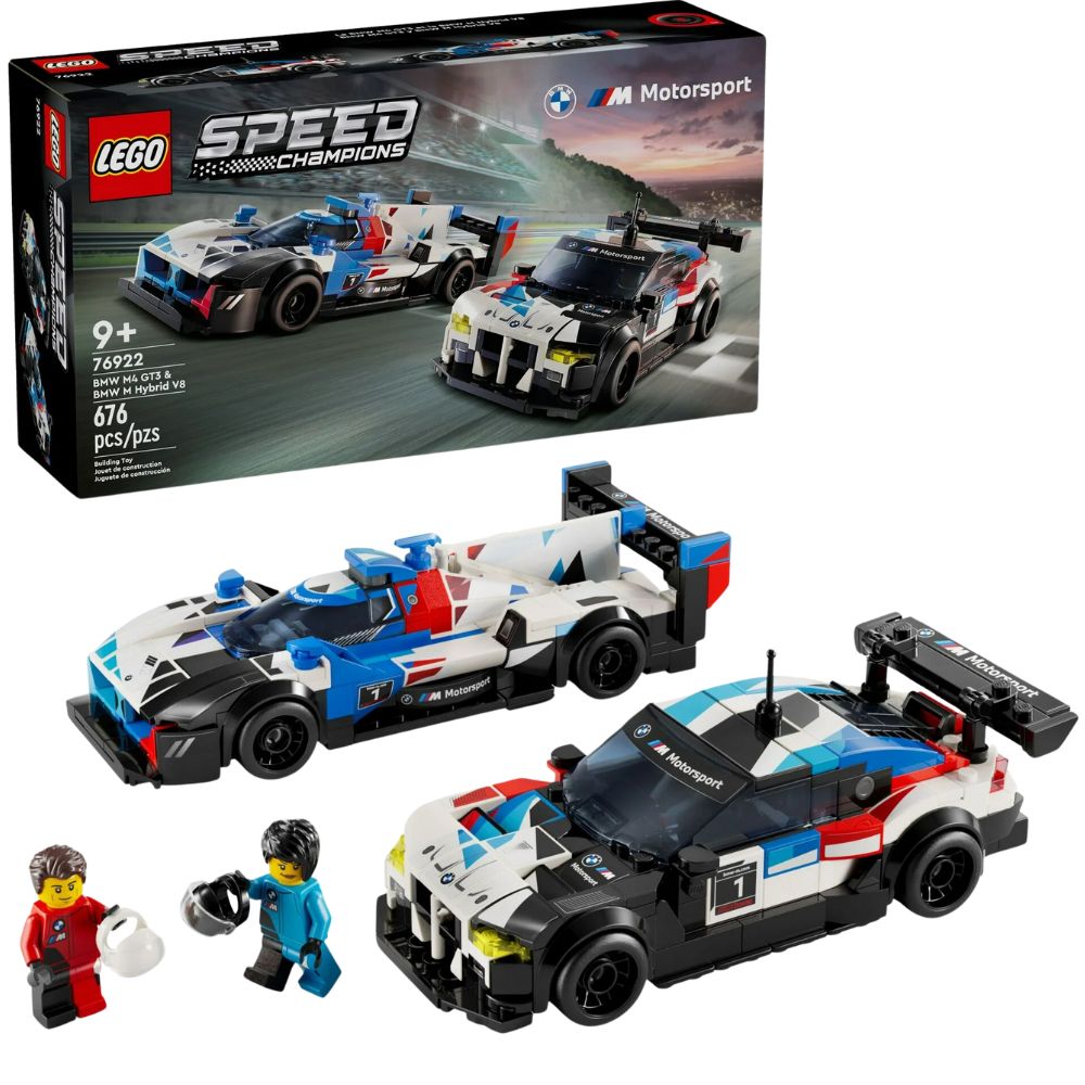 Lego Speed BMW M4 GT3 vs. BMW M Hybrid V8 676 Piezas