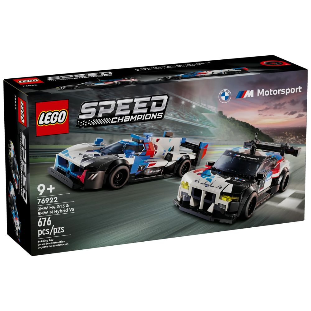 Lego Speed BMW M4 GT3 vs. BMW M Hybrid V8 676 Piezas