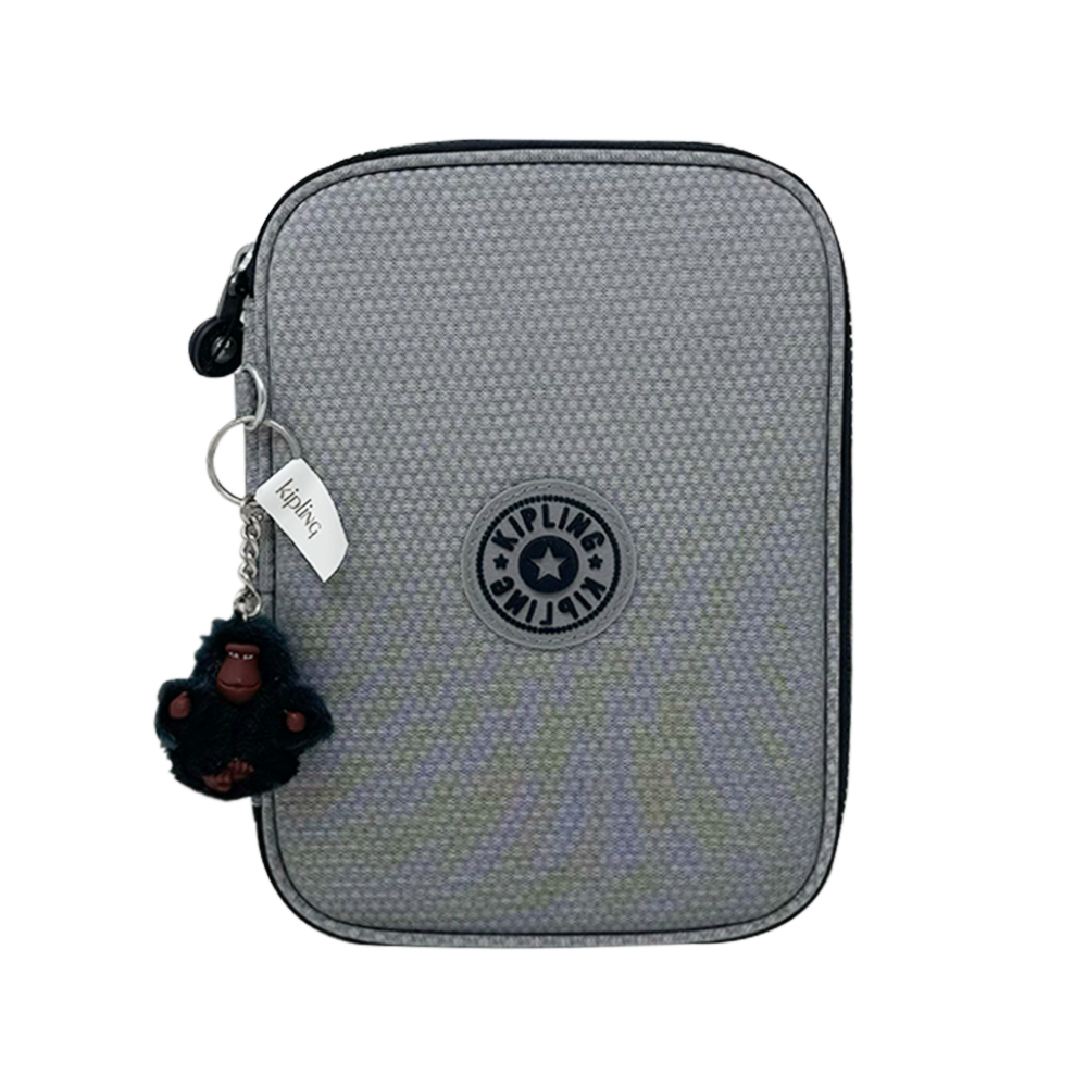 Kipling Cartuchera 100 pens Grey Blue RS