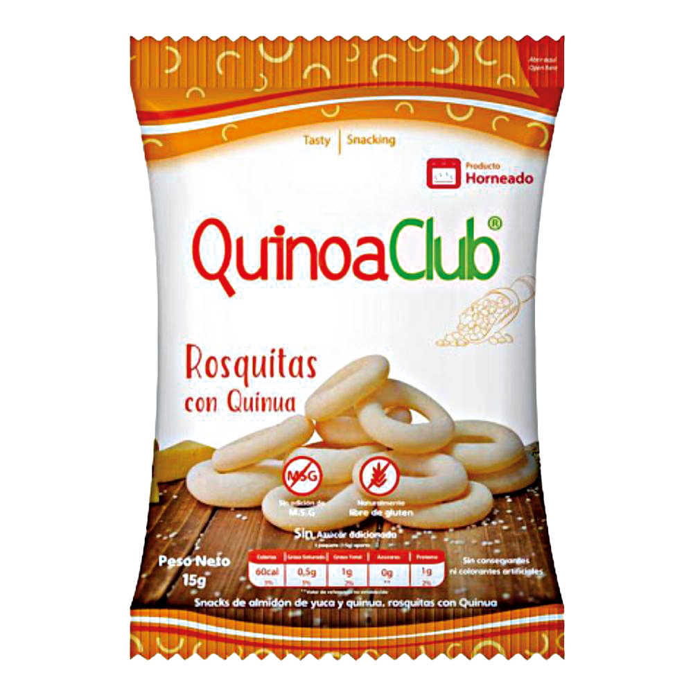 QuinoaClub Snack de Quinoa 6 Und