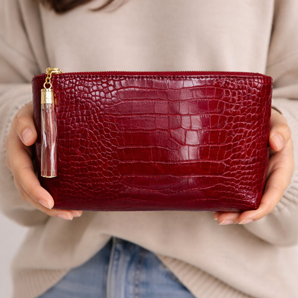 Deluxity Los Angeles Cosmetiquera Red