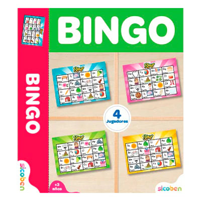 Bingo Sicoben 4 Jugadores +3