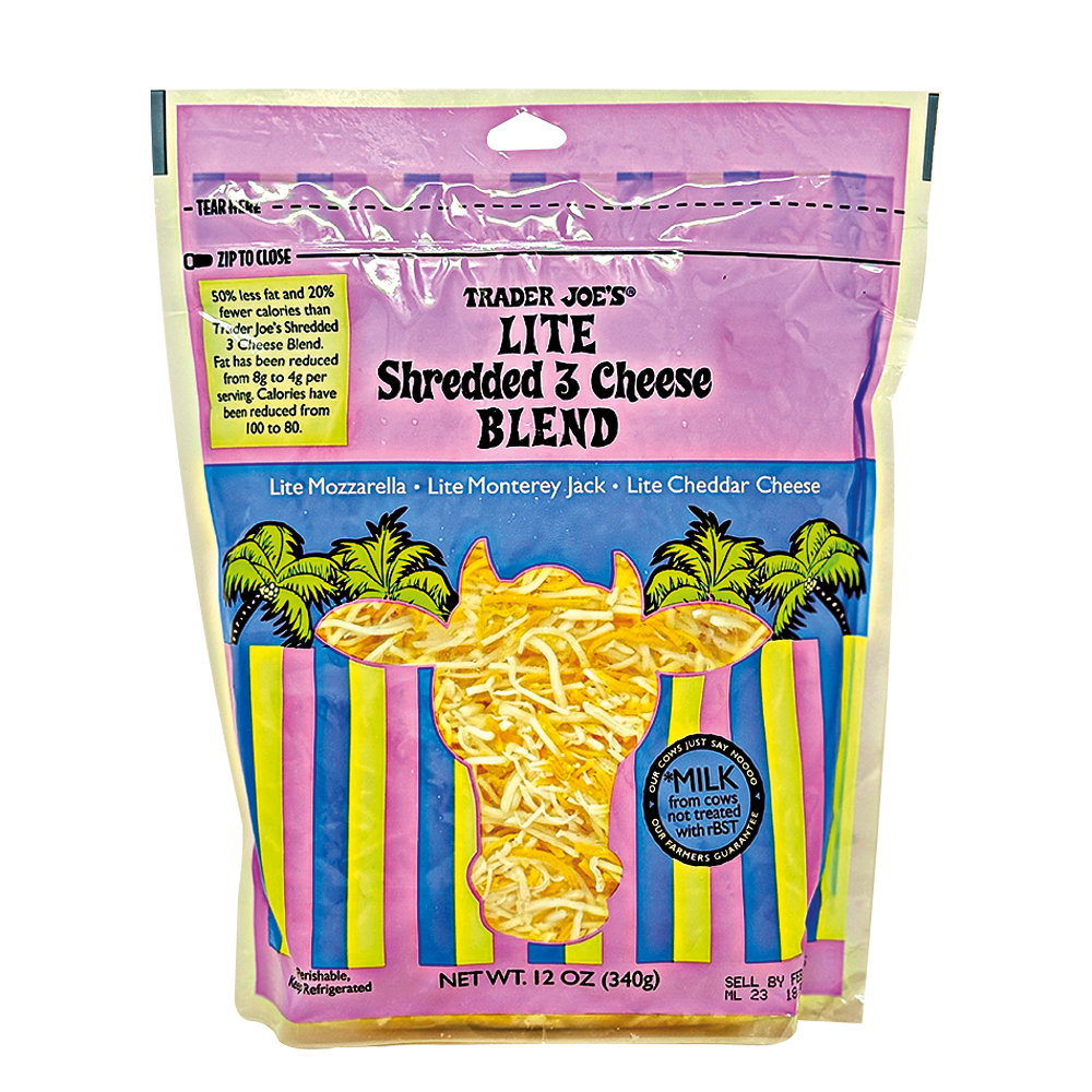 Trader Joe's Lite Shredded 3 Cheese Blend 340gr