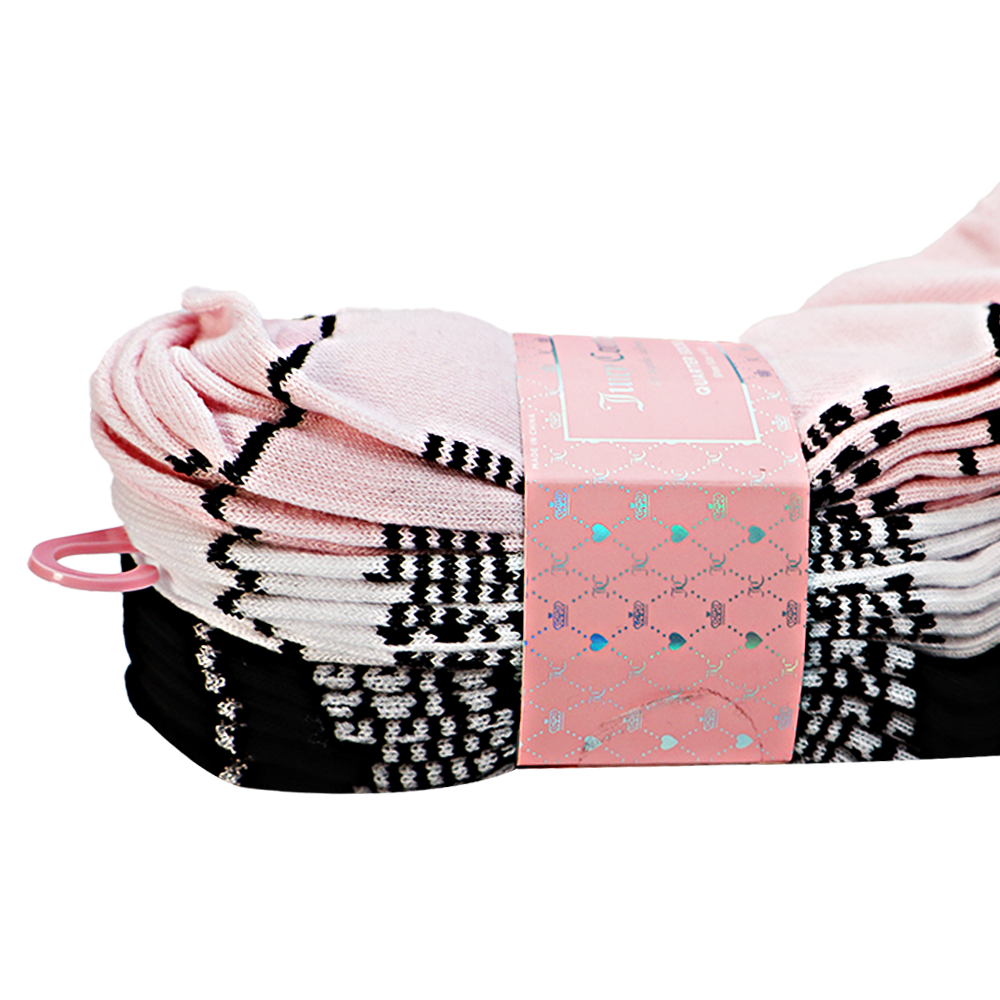 Juiciy Couture Medias Mix 9-Pack Pink Light/White/Black