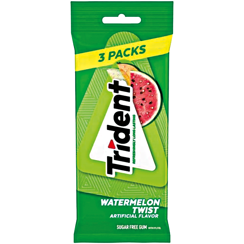 Trident Watermelon 3 Pack 14und c/u