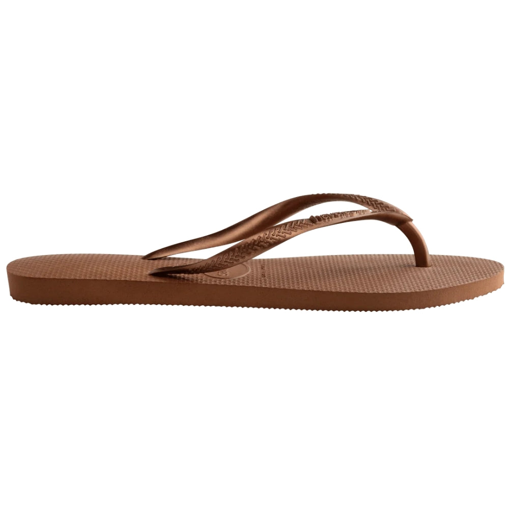 Havaianas Sandalias Flip Flop Slim Rust Metallic