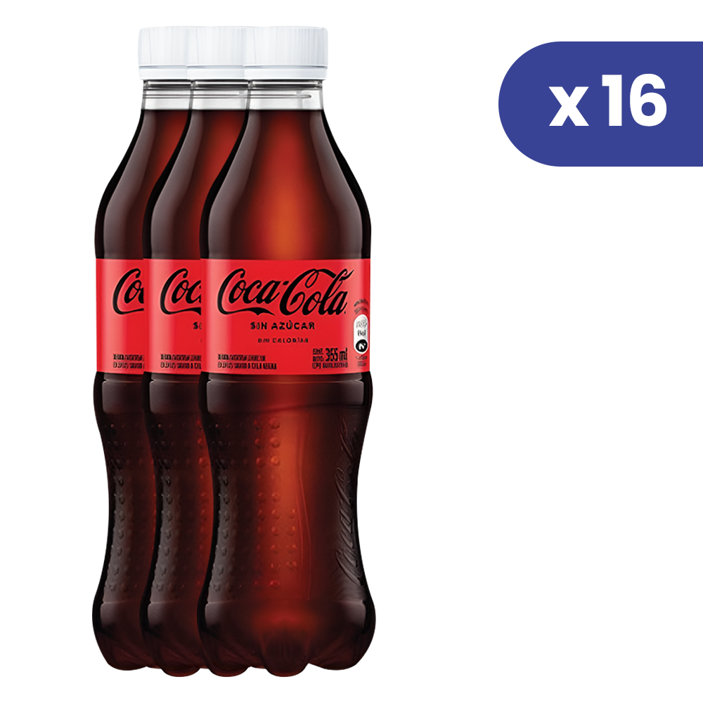 Coca-Cola sin Azúcar Pack de 16 Unidades de 355ml