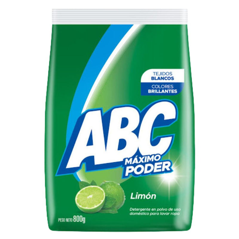 ABC Detergente en Polvo Limon 800gr