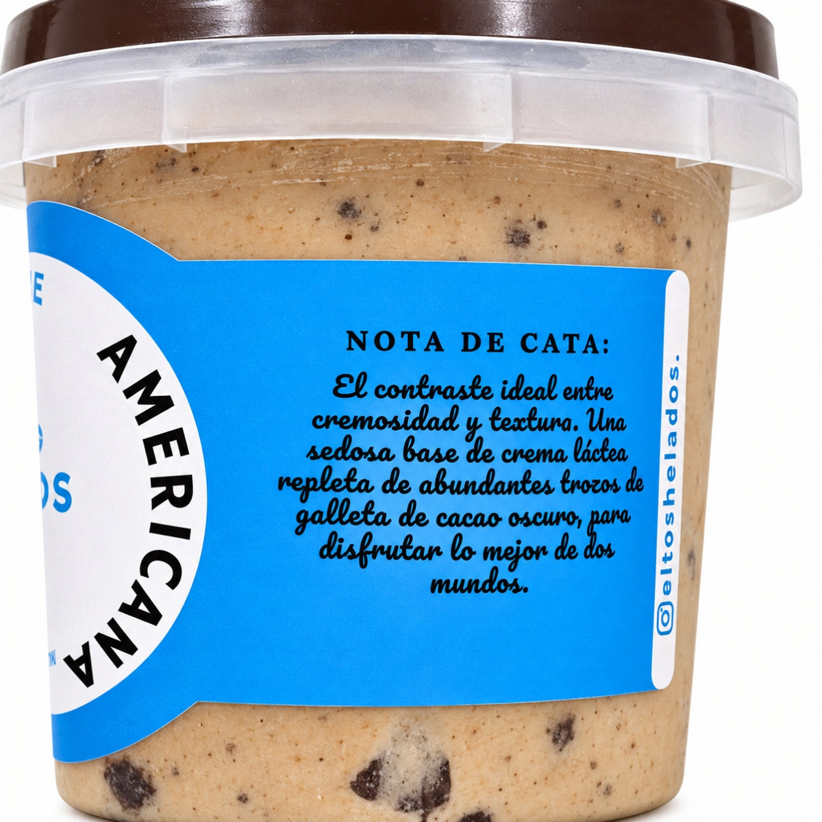 Altos Helados Sabor Galleta Americana 16oz
