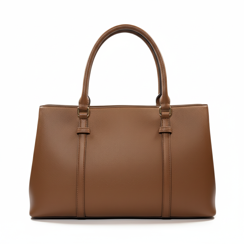 Anne Klein Cartera Chesnut Buckle Satchel With Pouch