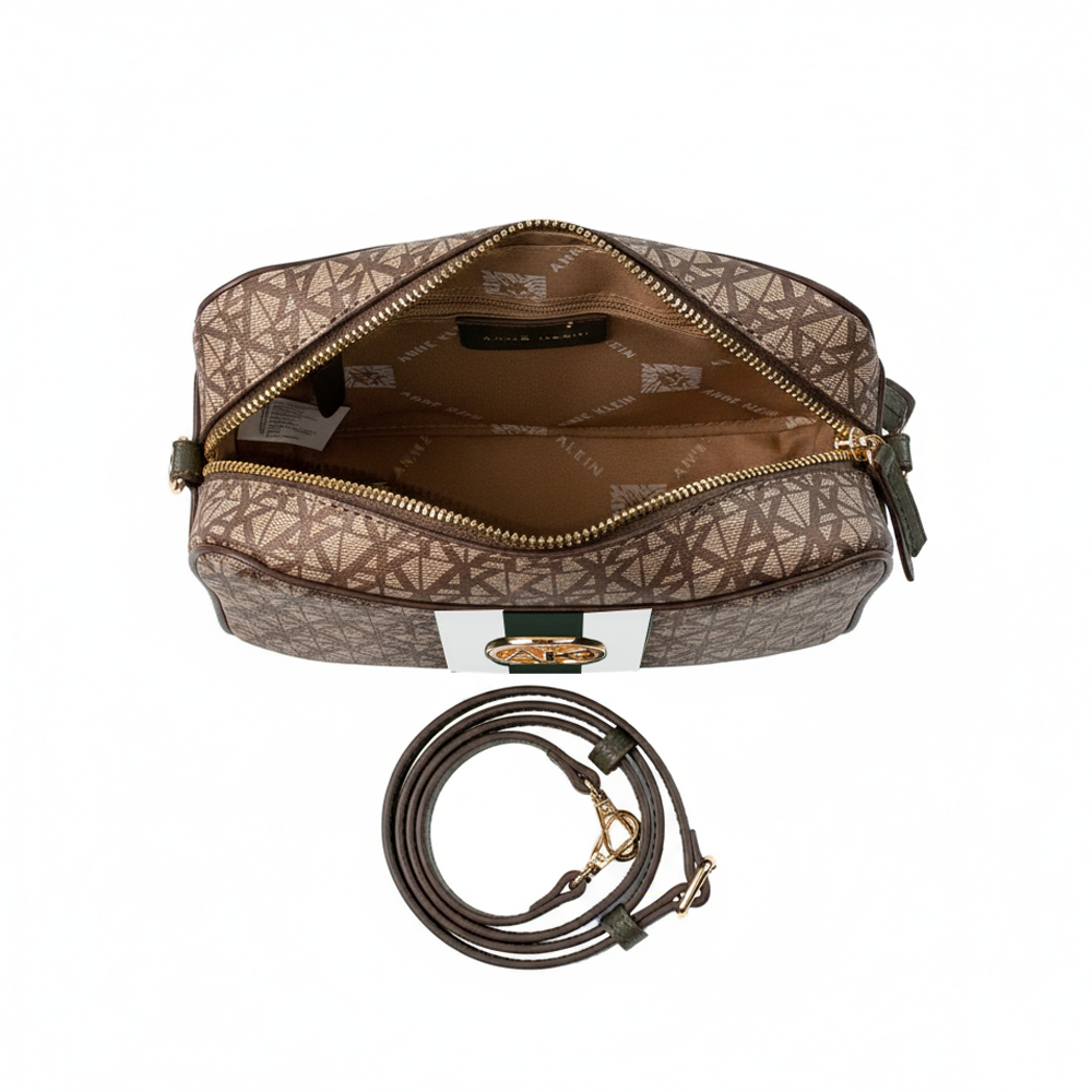 Anne Klein Cartera Crossbody Varsity Dark Olive