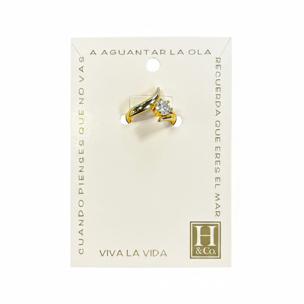 H&Co Anillo Ajustable Para Damas Monarca