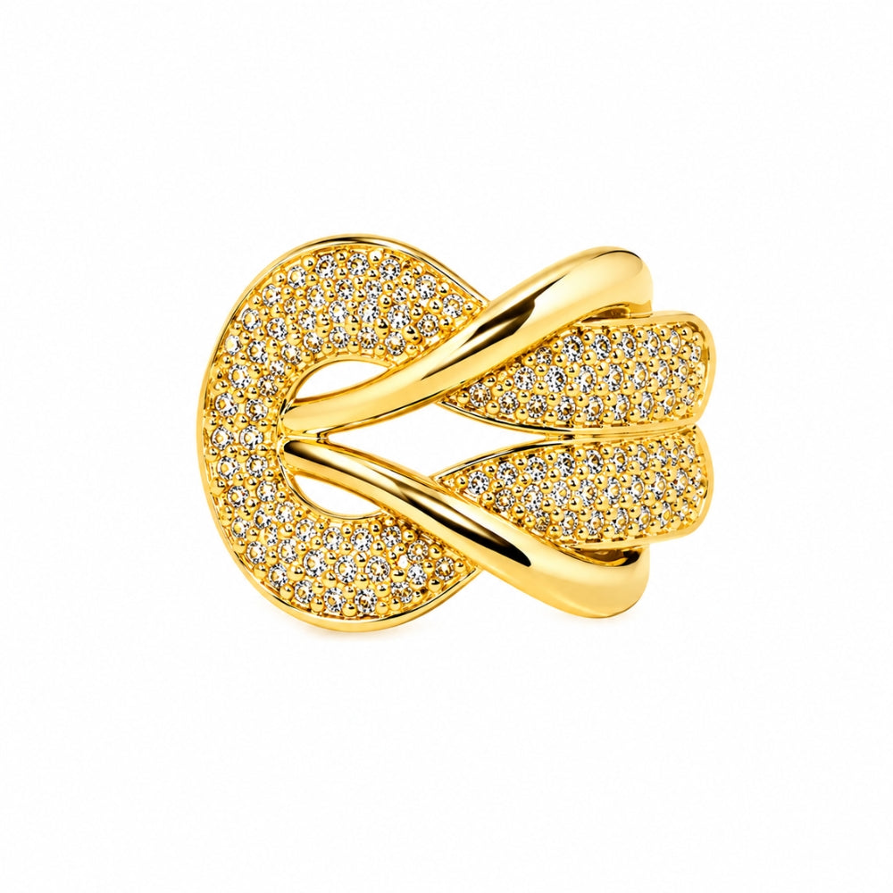 H&Co Anillo Ajustable Para Damas Gota de Luz