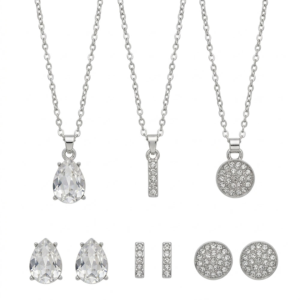 Adrienne Vittadini Set de 3 Collares y Zarcillos
