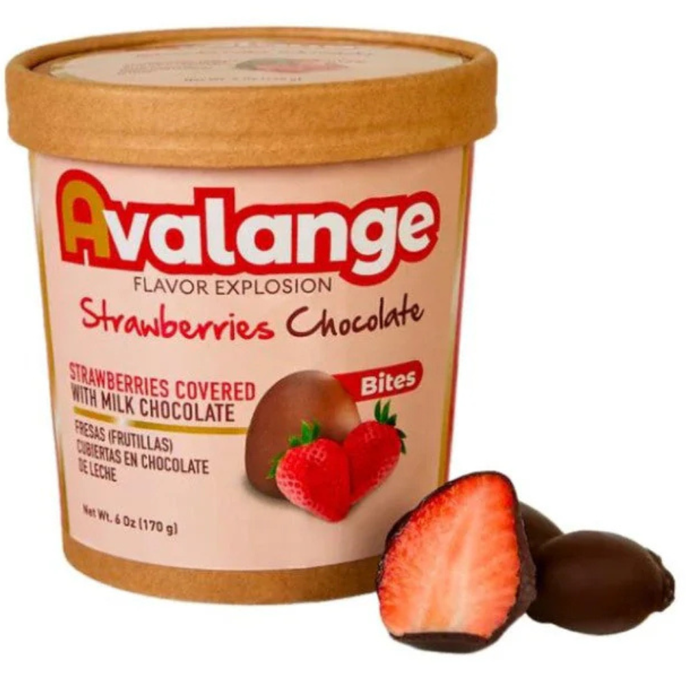 Fresas Avalange Cubiertas En Chocolate De Leche 170g