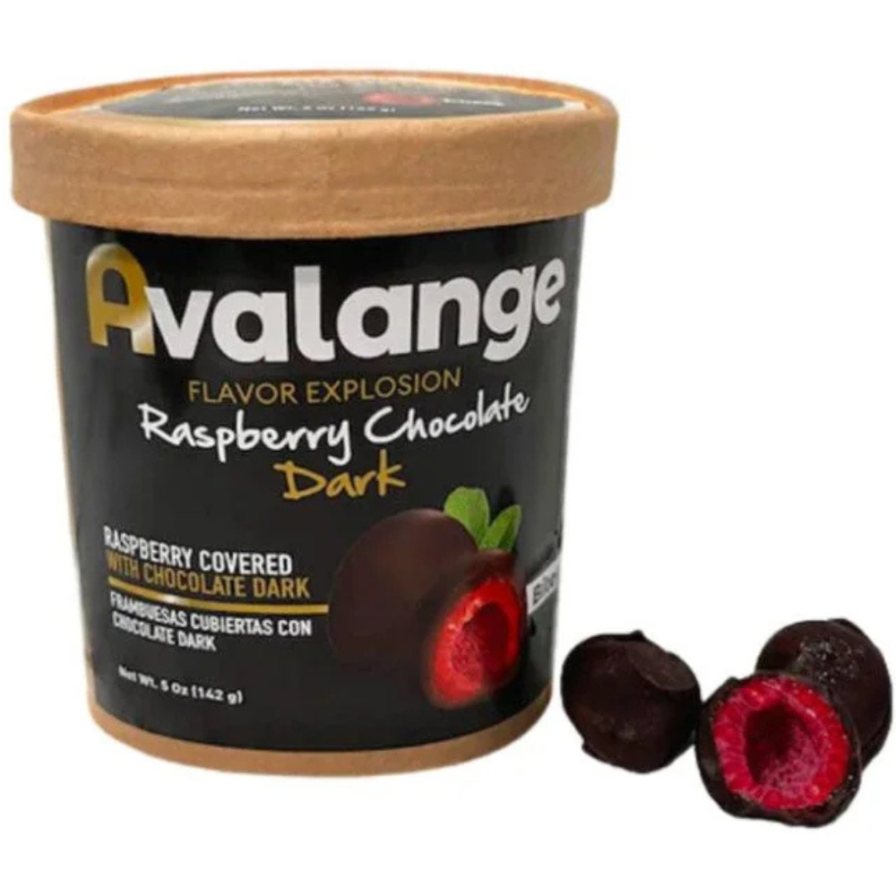 Rasberries Avalange Cubierta Con Chocolate Dark 142g