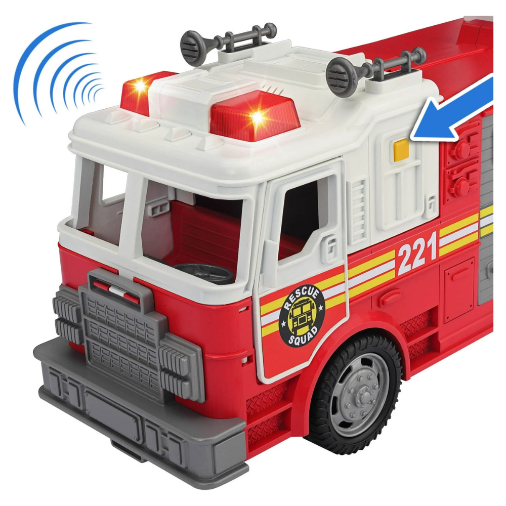 Adeventure Force de Bomberos con Luces + Sonido Fire Engine 3+