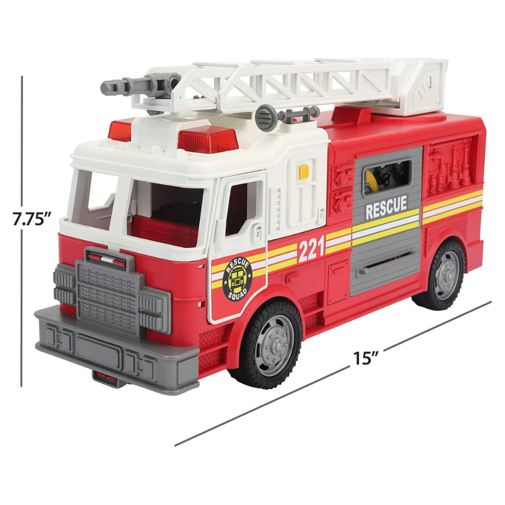 Adeventure Force de Bomberos con Luces + Sonido Fire Engine 3+