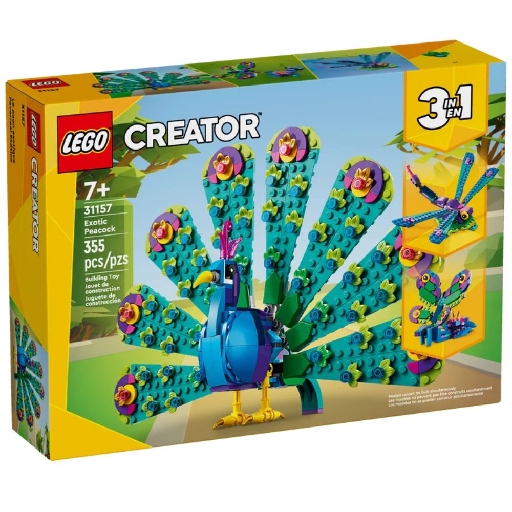 Lego Creator Exotic Peacock 355 Piezas