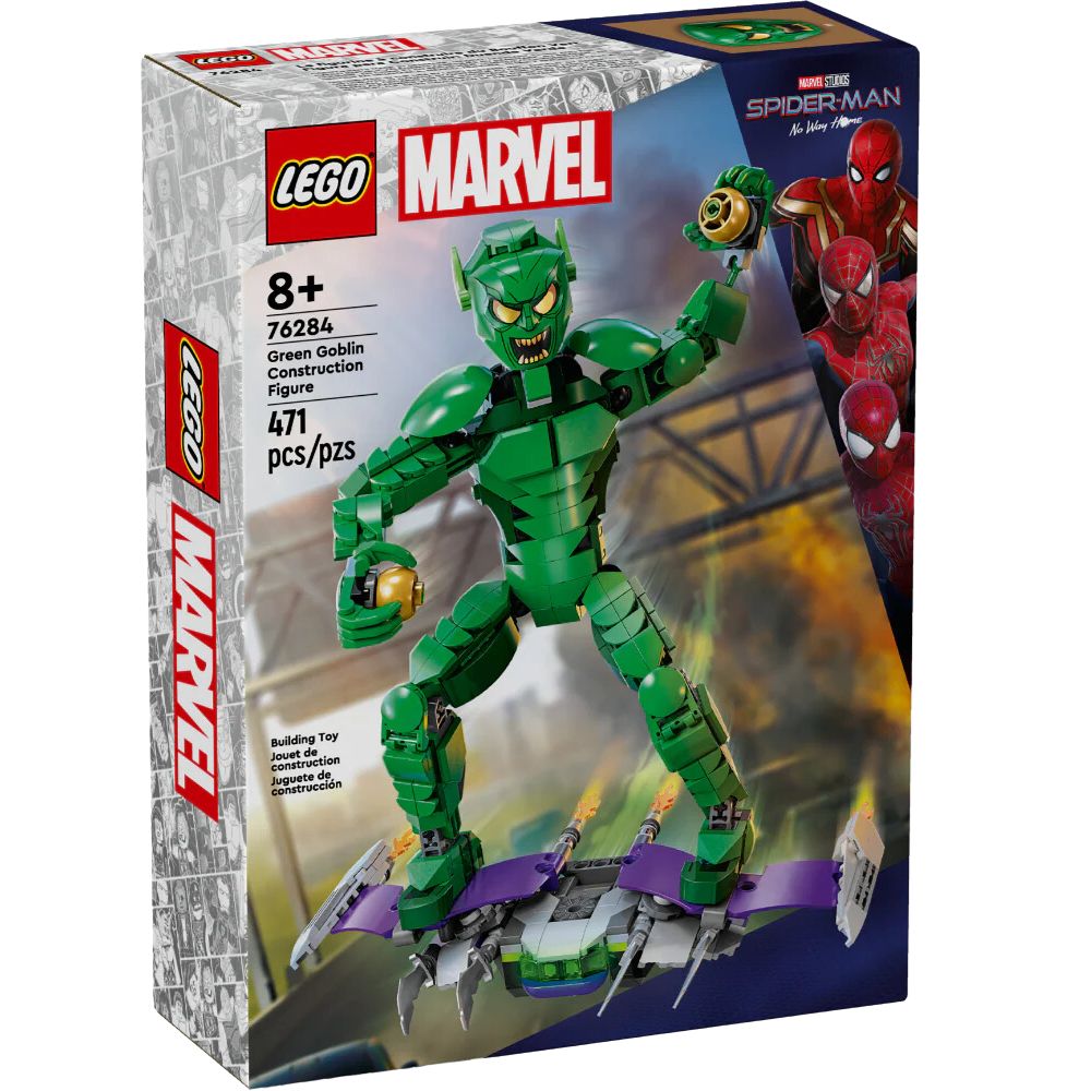 Lego Marvel Green Goblin Construction Figure 471 Piezas