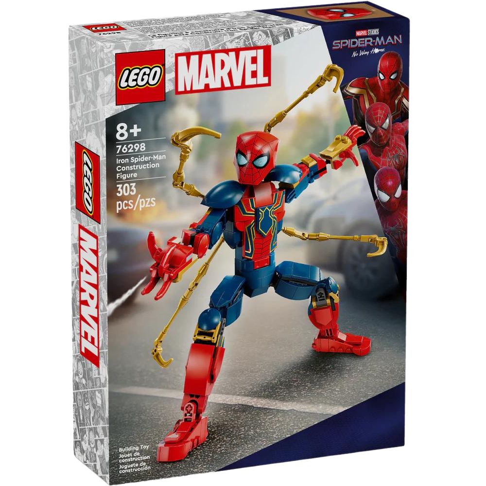 Lego Marvel Iron Spider-Man Construction Figure 303 Piezas