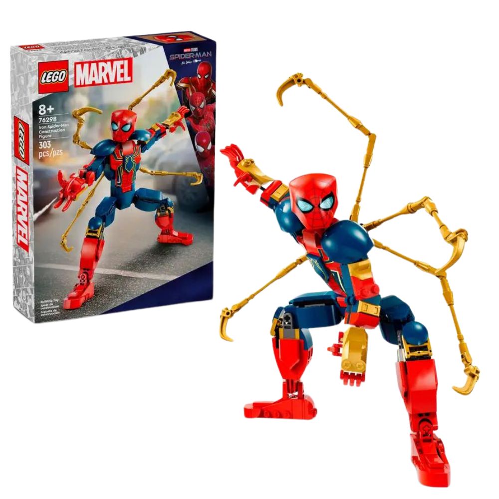 Lego Marvel Iron Spider-Man Construction Figure 303 Piezas