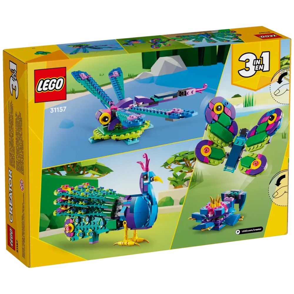 Lego Creator Exotic Peacock 355 Piezas