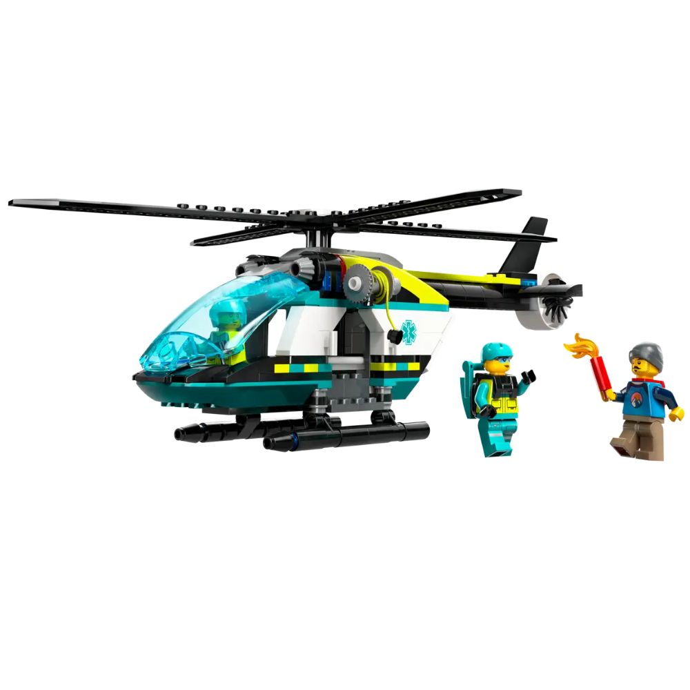 Lego City Emergency Rescue Helicopter 226 Piezas