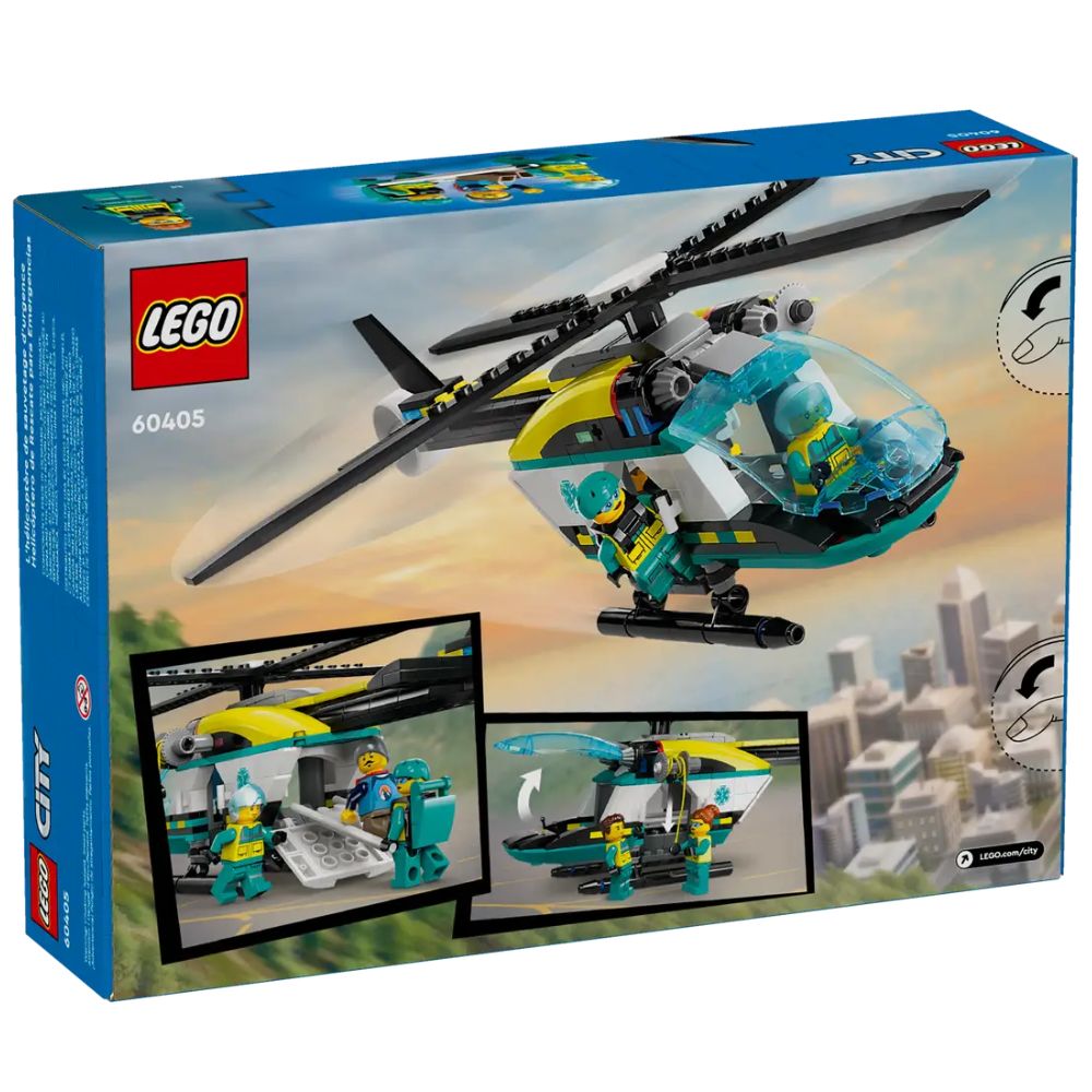 Lego City Emergency Rescue Helicopter 226 Piezas