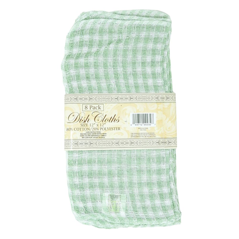 Paños De Cocina 80% Algodón 20% Polyester 8 Pack