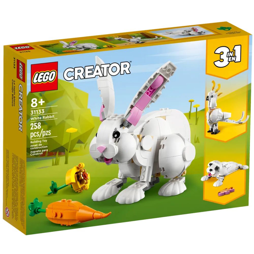 Lego 3en1 Creator White Rabbit 258 Piezas