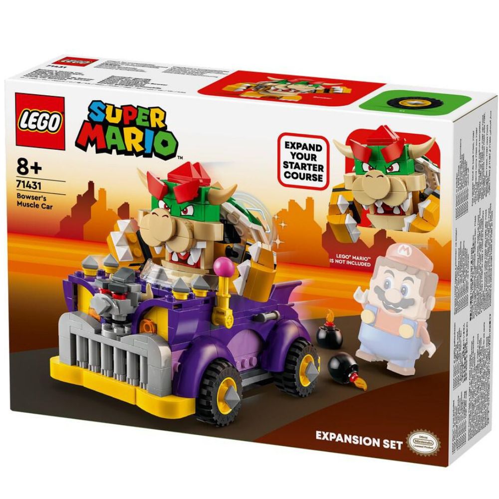 Lego Bowser's Muscle Car Expansion Set 458 Piezas