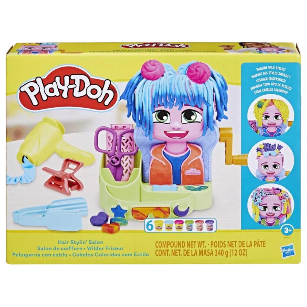 Hasbro Play-Doh Peluqueria Con Estilo 6und 340gr