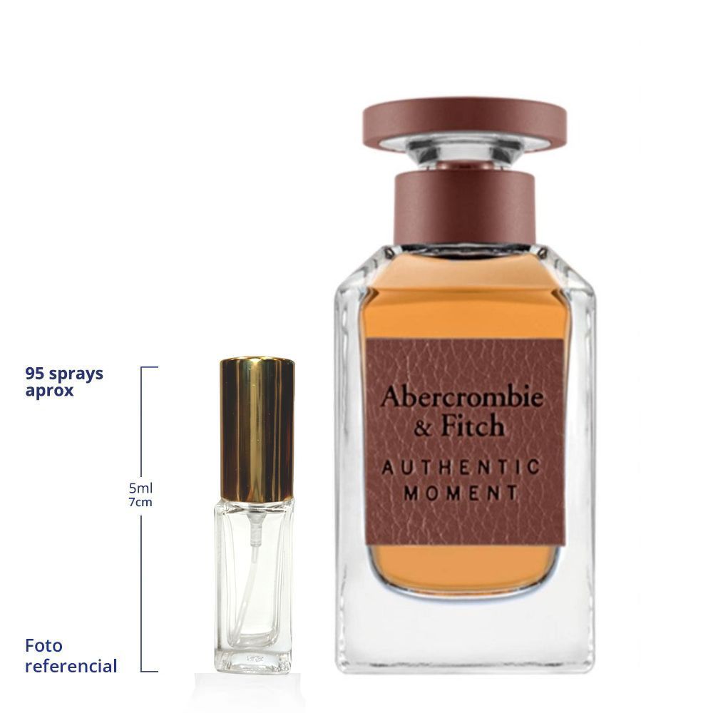 Abercrombie & Fitch Authentic Moment Decant Travel Size Eau De Toilette For Men