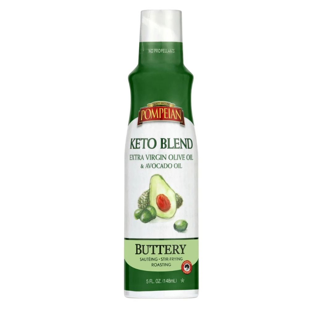 Aceite de Oliva Keto Pompeian Extra Virgin & Avocado Oil Spray 148ml