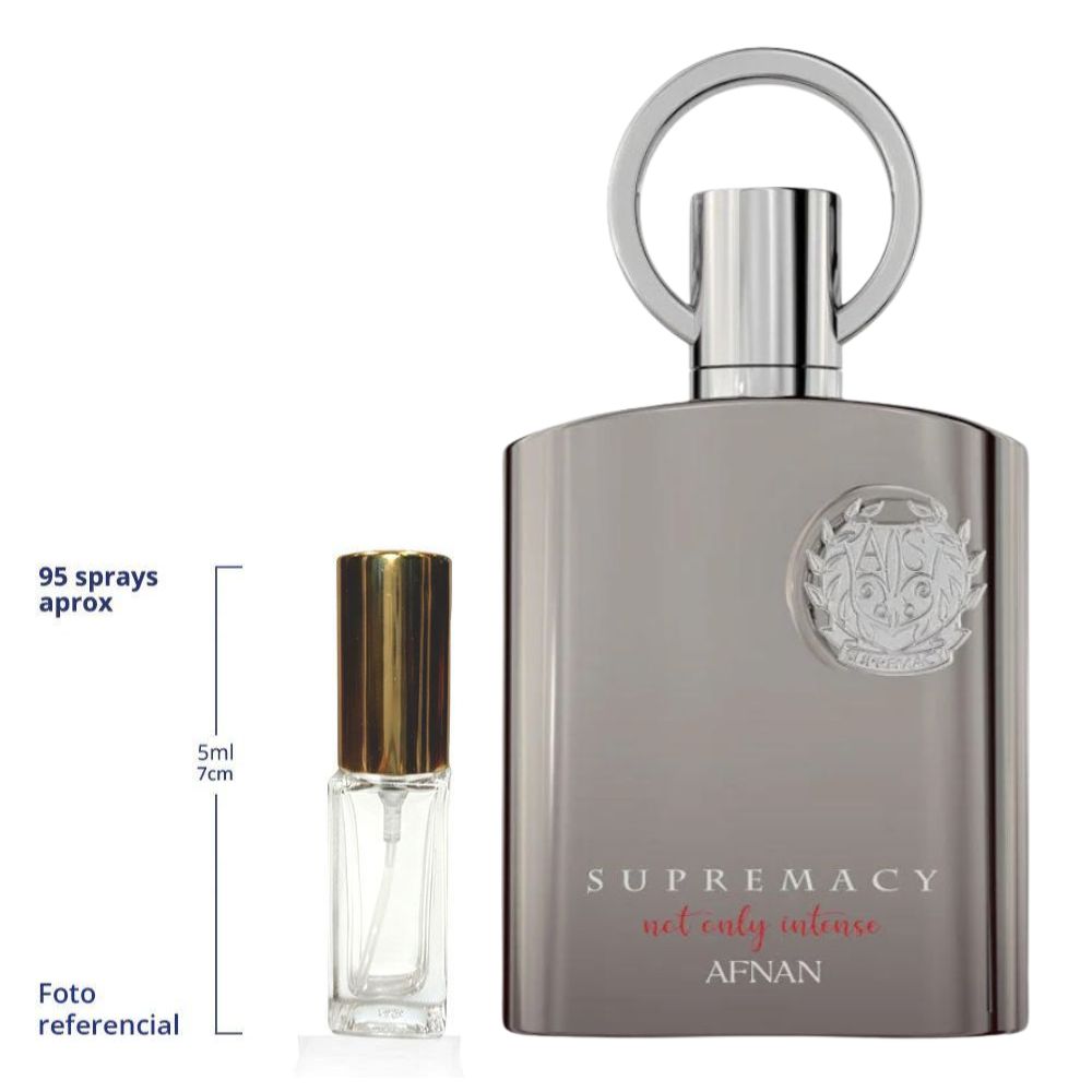 Afnan Supremacy Not Only Intense Decant Travel Size Eau De Parfum For Men