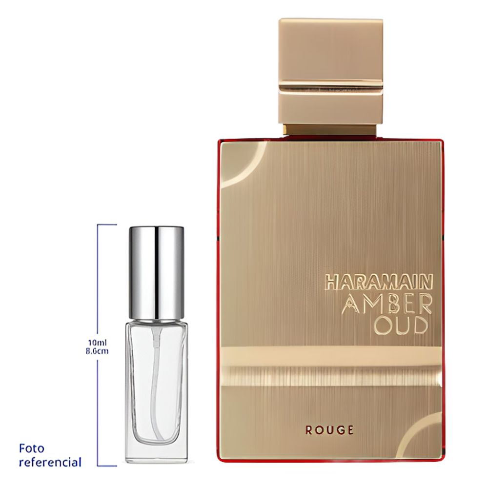Al Haramain Amber Oud Rouge Decant Travel Size Eau De Parfum Unisex