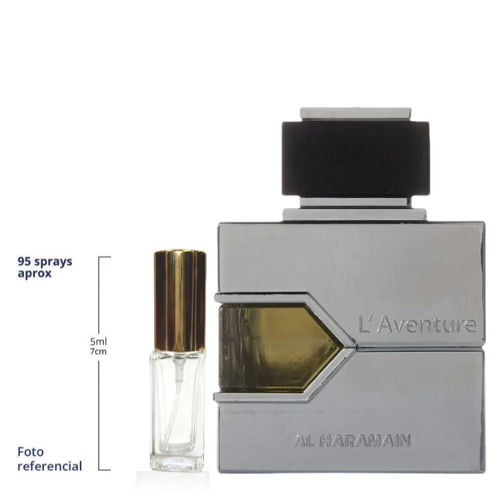 Al Haramain L'Aventure Decant Travel Size Eau De Parfum For Men
