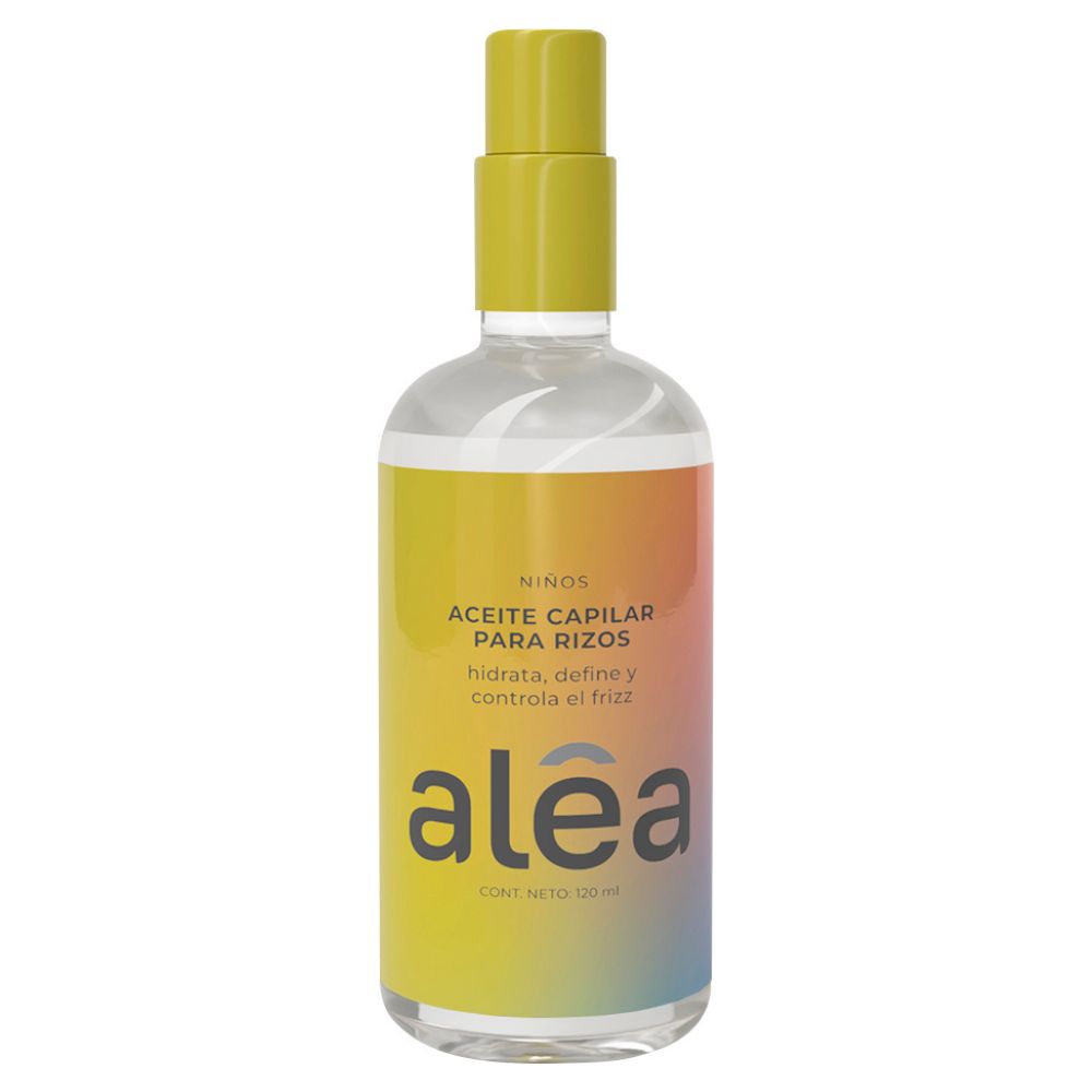 Alea Aceite Capilar Para Rizos Para Niños 120ml