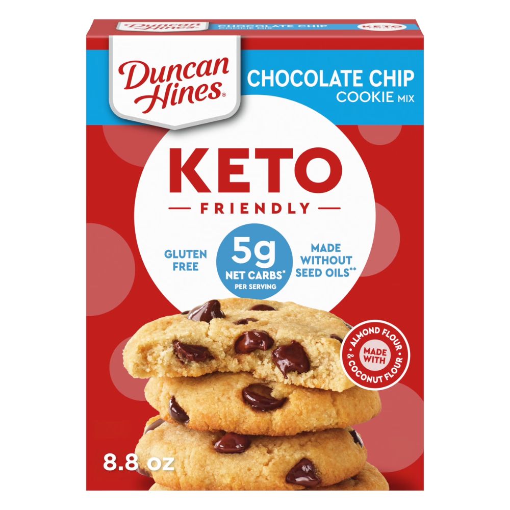 Duncan Hines Keto Chocolate Chip Cookie Mix 245g