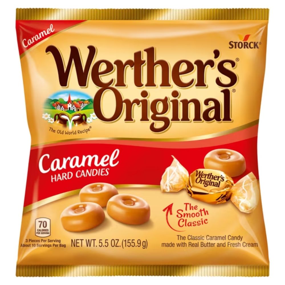 Werther's Original Caramel Hard Candies 155.9gr